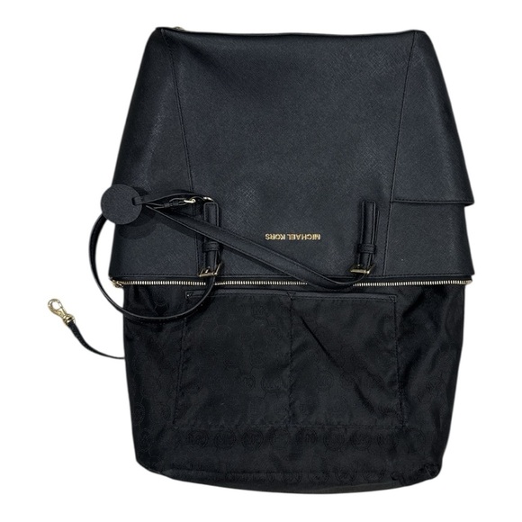 MICHAEL KORS 
Charlotte Large Saffiano Leather Top-Zip Tote Bag - Picture 10 of 10